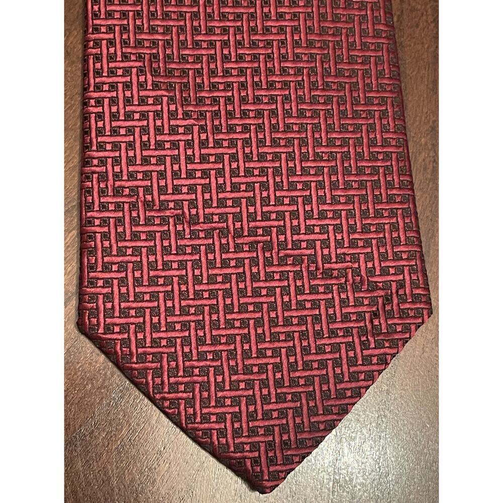 Weishang Red Black Hand Made 100% Silk Men’s Neck Tie Made In China